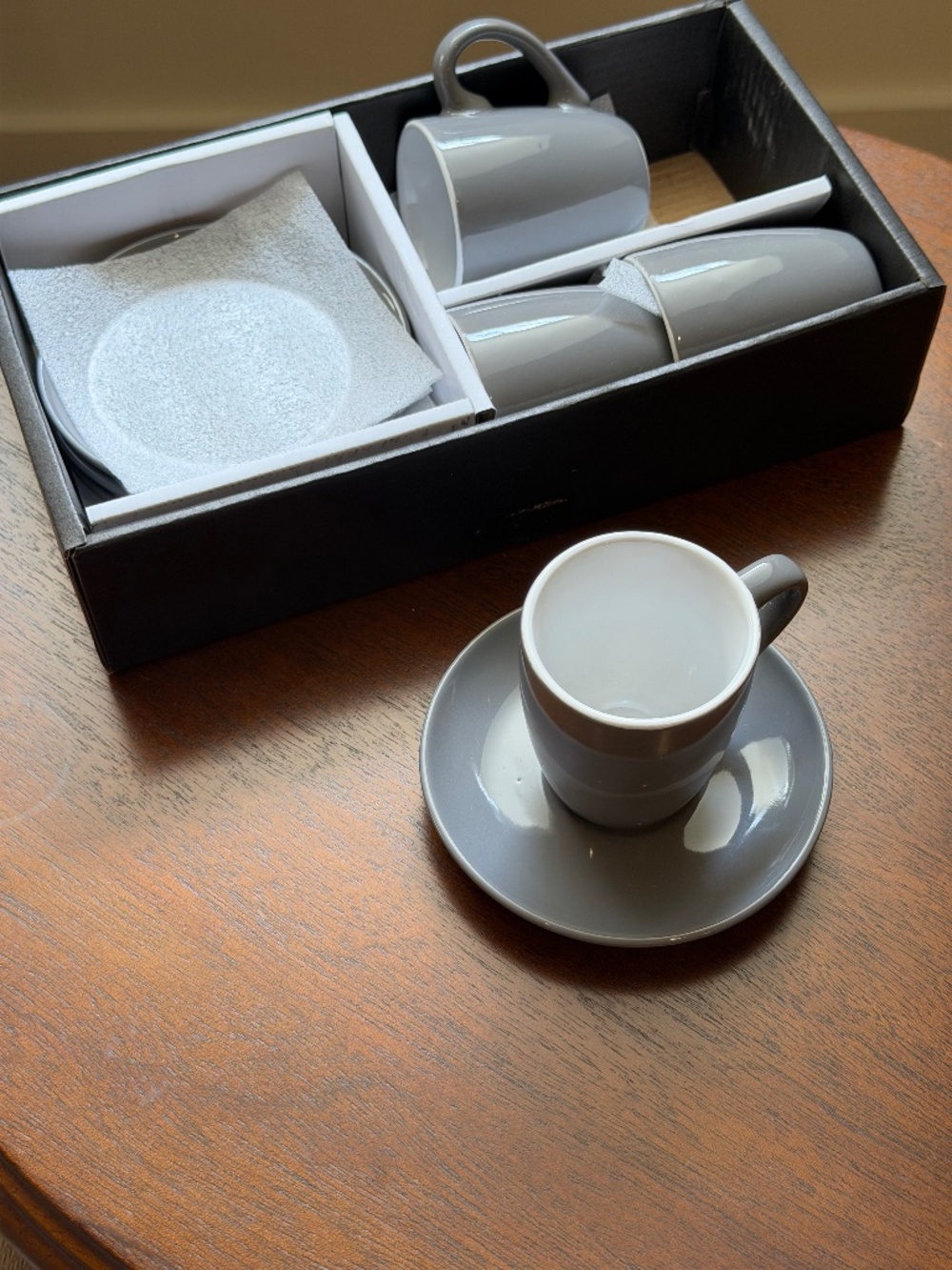 New Grey Espresso Cup Set (x4) from Norway